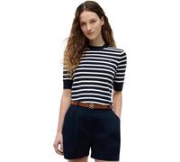 Tommy Hilfiger Jersey Mujer Jersey Manga Corta, Multicolor (Dark Night Navy/Ivory Petal STP), M