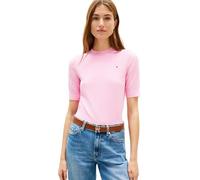 Tommy Hilfiger Jersey Mujer Jersey Manga Corta, Rosa (Rose Petal), S