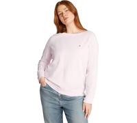Tommy Hilfiger Jersey Mujer Jersey Stitch con cuello barco, Rosa (Light Pink), 46