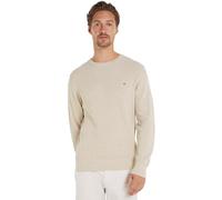 Tommy Hilfiger Jersey para Hombre Crew Neck Jersey de Punto, Beige (Heathered Oatmilk), XS