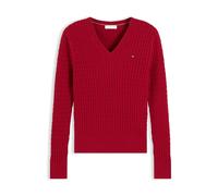 Tommy Hilfiger Co Cable Fine GG V-nk LS Swt Ww0ww44987 Suéter pulóver Mujer (Pack de 1)