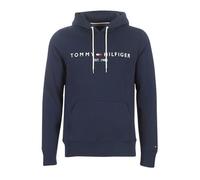Tommy Hilfiger Hoodie Hombre Core Tommy Logo con Capucha, Azul (Sky Captain), S