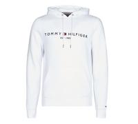 Tommy Hilfiger Sudadera Hombre Tommy Logo con capucha, Blanco (White), XS