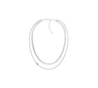 Tommy Hilfiger Jewelry Collar de Doble Cadena para Mujer de Acero Inoxidable - 2780979