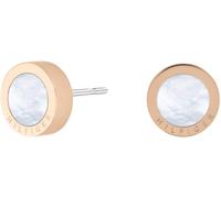 Tommy Hilfiger Jewelry Pendientes de Botón para Mujer en Oro Rosado - 2780663
