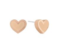 Tommy Hilfiger Jewelry Pendientes de Botón para Mujer en Oro Rosado con Forma de Corazón - 2780739