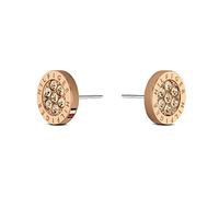 Tommy Hilfiger Jewelry Pendientes de Botón para Mujer en Oro Rosado con Cristales - 2780567