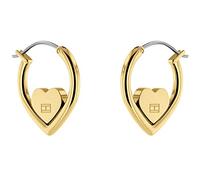 Tommy Hilfiger Jewelry Pendientes Hinge para Mujer en Oro Amarillo con un Detalle en Forma de Corazón - 2780557