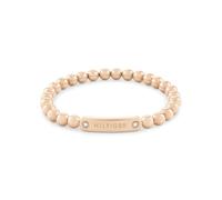 Tommy Hilfiger Jewelry Pulsera con cuentas para Mujer Colección de Acero inoxidable, oro amarillo o oro rosado