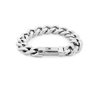 Tommy Hilfiger Jewelry Pulsera de Cadena para Hombre de Acero Inoxidable con la Icónica Bandera 2790637