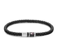 Tommy Hilfiger Jewelry Pulsera de Cuero Trenzado para Hombre Color Negro - 2790293