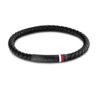 Tommy Hilfiger Jewelry Pulsera de Cuero Trenzado para Hombre Color Negro - 2790403
