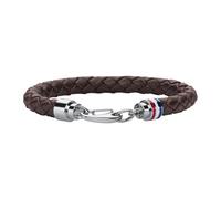 Tommy Hilfiger Jewelry Pulsera de Cuero Trenzado para Hombre - Disponible en Color Marrón o Negro