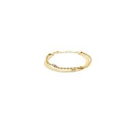 Tommy Hilfiger Jewelry Pulsera de Doble Cadena para Mujer en Oro Amarillo - 2780982