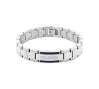 Tommy Hilfiger Pulsera de eslabones 'PARKER' azul marino/plata Talla única