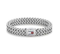 Tommy Hilfiger Jewelry Pulsera Metálica Trenzada para Hombre en Acero Inoxidable, disponible en Plata u Oro Amarillo