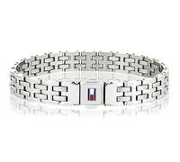 Tommy Hilfiger Jewelry Pulsera para Hombre de Acero Inoxidable con la Icónica Bandera 2701062