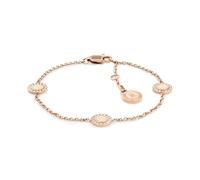 Tommy Hilfiger Jewelry Pulsera para Mujer en Oro Rosa con Charms Adornados con Cristales - 2780906
