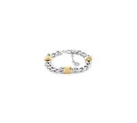 Tommy Hilfiger Joyería para mujer, pulsera de cadena de acero inoxidable con cierre de anillo de resorte, moderna y elegante, accesorio de moda, regalo para ella, M, Acero inoxidable, No es una piedra