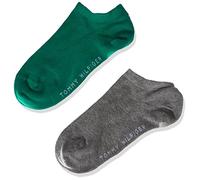 Tommy Hilfiger Kids Sneaker-Trainer Socks 4 Pack Zapatillas, Green Combo, 31/34 niños Unisex