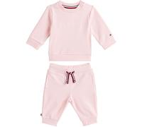 TOMMY HILFIGER Sudadera y pantalón jogging de forro polar. Color rosa palo