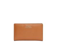 Tommy Hilfiger Leather, estuche, monedero, piel, marrón coñac, marrón
