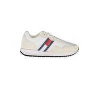 Zapatillas tipo béisbol Tommy Hilfiger de algodón orgánico blancas - Talla: 46