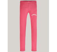 Tommy Hilfiger Leggings de bebé niña lisos y con cintura elástica. Rosa 3 Años (3)