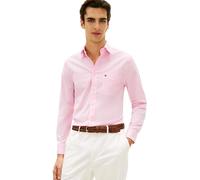 Tommy Hilfiger Light Oxford Solid SF Shirt Mw0mw42287 Camisa L/S Hombre (Pack de 1)