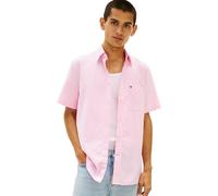 Tommy Hilfiger Light Oxford Solid SS BD Shirt Mw0mw42285 Camisa S/S, Pink (Rose Petal), XL para Hombre