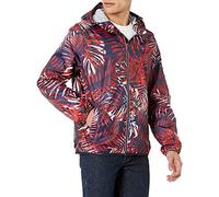 Tommy Hilfiger Lightweight Active Water Resistant Hooded Rain Jacket Chubasquero, Hojas de Palma, M para Hombre