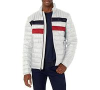 Tommy Hilfiger Lightweight Down Alternative Packable Puffer Jacket Abrigo plumón, Bloque de Color Hielo, 3XL para Hombre