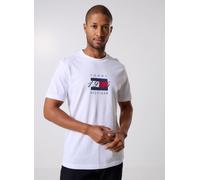 Tommy Hilfiger Linear Flag Graphic MW0MW41338 M Blanco