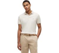 Tommy Hilfiger Liquid Cotton Reg Seasonal Polo Mw0mw39994 S/S, Beige (Heathered Oatmilk), XS para Hombre