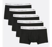 TOMMY HILFIGER Lote de cinco bóxers Signature. Color Negro/Blanco