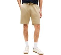 Tommy Hilfiger Lounge Shorts Hombre Logo Sweatshort Corto, Beige (Keystone), M