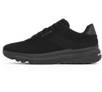 Tommy Hilfiger Low Profile Sneaker Hombre Lightweight Knit Calzado Deportivo, Negro (Black), 43