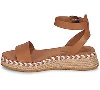 Tommy Hilfiger Low Wedge Sandal FW0FW07080, Sandalia Híbrida Mujer, Marrón (Summer Cognac), 40 EU