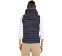 Tommy Hilfiger LW Padded Global Stripe Vest WW0WW42051 Chaleco, Azul (Desert Sky), 3XL Plus para Mujer