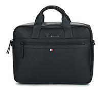 Tommy Hilfiger Maletín para portátil Hombre Essential PU Computer Bag 14 pulgadas, Negro (Black), Talla Única