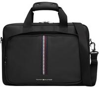 Tommy Hilfiger Maletín para Portátil Hombre Computer Bag con Correa para Hombro, Negro (Black), Talla única