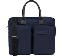 Tommy Hilfiger Maletín para Portátil Hombre Repreve Computer Bag con Correa para Hombro, Azul (Space Blue), Talla única