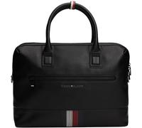 Tommy Hilfiger Maletín para portátil Hombre Transit Computer Bag Correa desmontable, Negro (Black), Talla Única