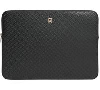 Tommy Hilfiger Maletín para portátil Mujer Icon Sleeve Mono con cierre de cremallera, Negro (Black), Talla Única