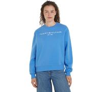 Tommy Hilfiger Sudadera sin Capucha para Mujer, Azul (Blue Spell), XXL