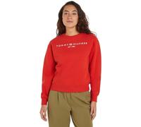 Tommy Hilfiger Mujer Sudadera sin Capucha, Rojo (Fierce Red), XXL