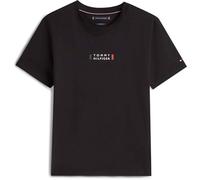 Tommy Hilfiger Men Brand Love Small Center tee MW0MW41453 S/S Camiseta, Negro, XL, Negro (Negro), XL