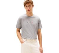 Tommy Hilfiger Men Brand Love Small Center tee MW0MW41453 S/S, Gris, L, Gris (Medium Grey Heather), L