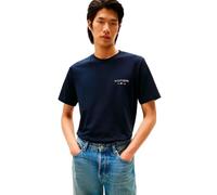 Tommy Hilfiger Men Brand Love Small Hilfiger tee MW0MW41456 S/S Camiseta, Azul, XXL, Azul (Desert Sky), XXL