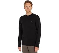 Tommy Hilfiger Men Jumper Cashmere Crew Neck Pullover, Black (Black), XL